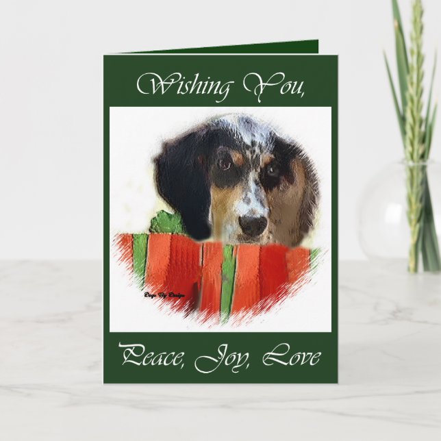 Cartes Pour Fêtes Annuelles Cadeaux de Noël de poseur anglais (Devant)