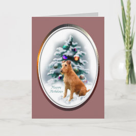 Cartes Pour Fêtes Annuelles Cadeaux de Noël irlandais Terrier