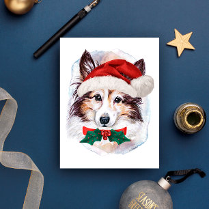 Cartes Pour Fêtes Annuelles Cadeaux de Noël Sheltie pour les amateurs de chien