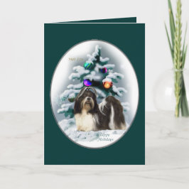 Cartes Pour Fêtes Annuelles Cadeaux de Noël Shih Tzu
