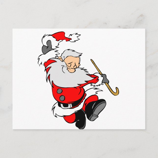 Cartes Pour Fêtes Annuelles Cadeaux de Père Noël (Devant)