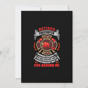 Cartes Pour Fêtes Annuelles Cadeaux De Retraite Des Pompiers Pour Hommes 2021 
