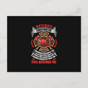Cartes Pour Fêtes Annuelles Cadeaux De Retraite Des Pompiers Pour Hommes 2021 
