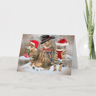 Cartes Pour Fêtes Annuelles Cadeaux et habillement de jour de Noël du Bengale