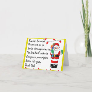 Cartes Pour Fêtes Annuelles Cadeaux orientés de Noël drôle de pharmacien
