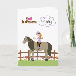 Cartes Pour Fêtes Annuelles Cadeaux personnalisés pour les filles - J'adore le