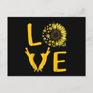Cartes Pour Fêtes Annuelles Cadeaux Tournesol Chat Pour Amoureux de les chats,
