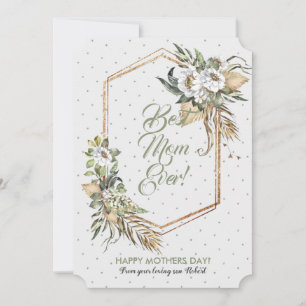 Cartes Pour Fêtes Annuelles Cadre de fleurs de Savanna