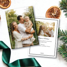 Cadre simple de Joyeux Noël typographique classiqu