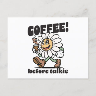 Cartes Pour Fêtes Annuelles Café avant talkie