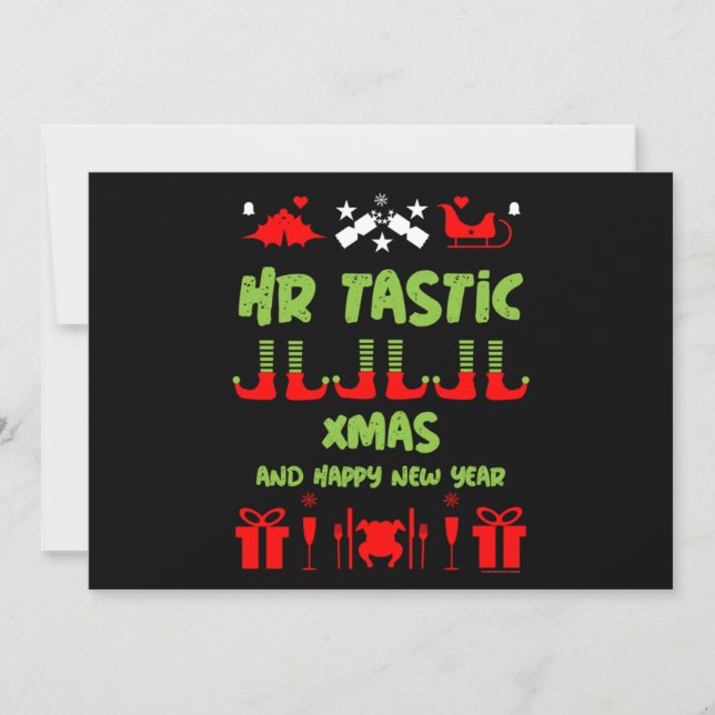Cartes Pour Fêtes Annuelles Café cadeau de Noël HR (Devant)