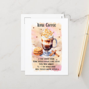 Cartes Pour Fêtes Annuelles Café irlandais Festif Noël