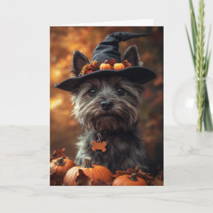 Cartes Pour Fêtes Annuelles Cairn Terrier Halloween