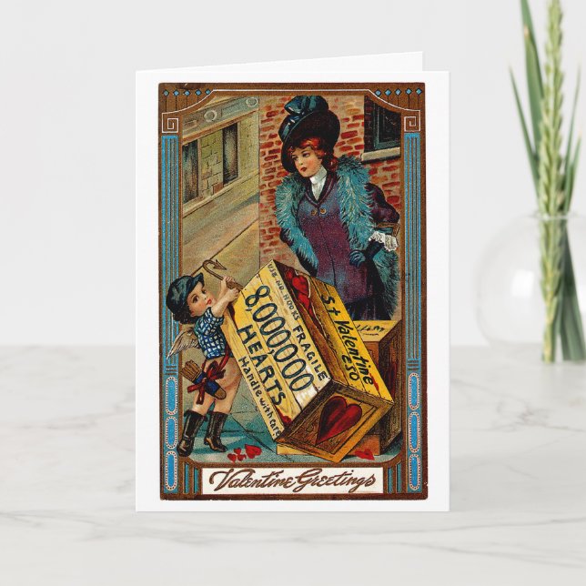 Cartes Pour Fêtes Annuelles Caisse de la Saint-Valentin (Devant)