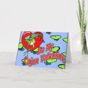 Cartes Pour Fêtes Annuelles Cajun Valentine