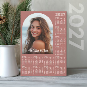 Cartes Pour Fêtes Annuelles Calendrier 2027 avec photo - Terre cuite année com