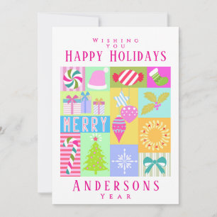 Cartes Pour Fêtes Annuelles Calendrier de Noël