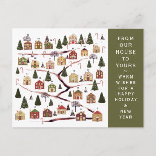 Cartes Pour Fêtes Annuelles Calendrier de Noël