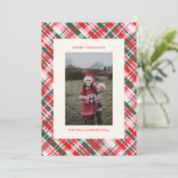 Calendrier de Noël Rouge Rose Vert Deux Photos Ver