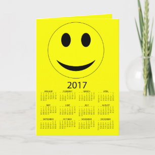 Cartes Pour Fêtes Annuelles Calendrier drôle de la bonne année 2017
