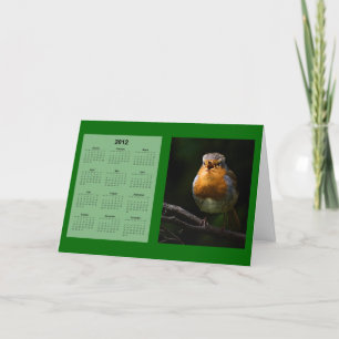 Cartes Pour Fêtes Annuelles Calendrier Robin 2012