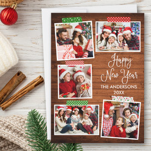 Cartes Pour Fêtes Annuelles Calligraphie amusante Bonne année Bande d'embarcat