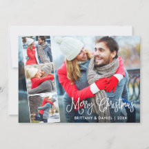 Calligraphie moderne amusante 4 Photo Couple Colla