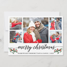 Cartes Pour Fêtes Annuelles Calligraphie moderne Joyeux Noël 5 Photo