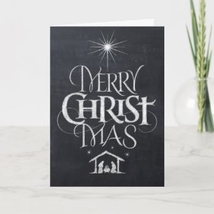 Cartes Pour Fêtes Annuelles Calligraphie religieuse de tableau de Joyeux Noël