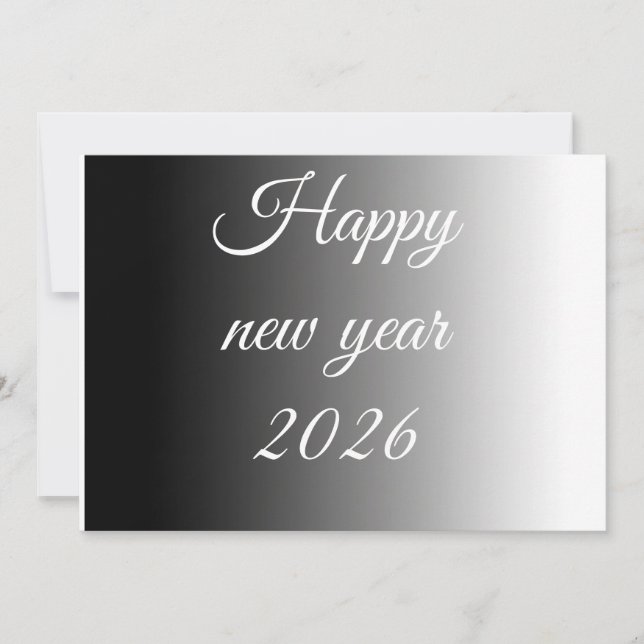 Cartes Pour Fêtes Annuelles Calm greeting in new year  (Devant)