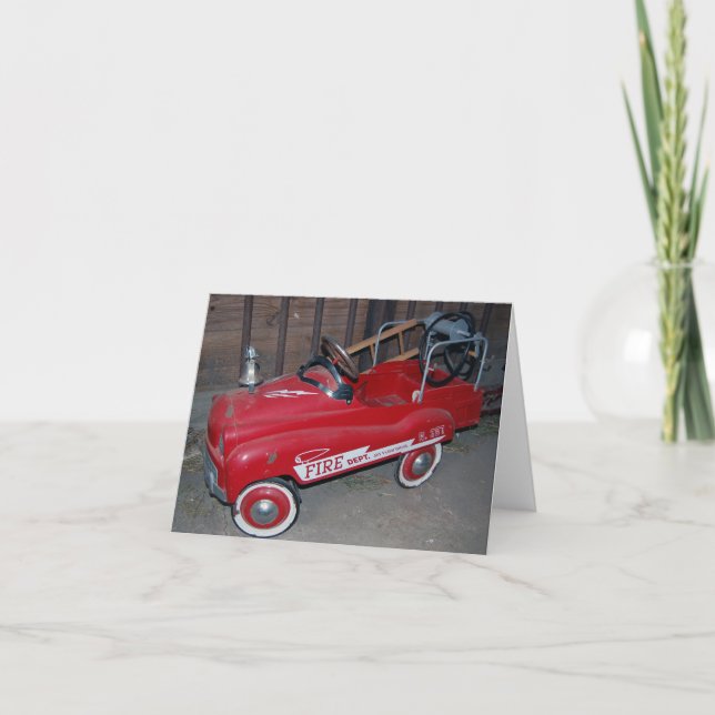 Cartes Pour Fêtes Annuelles Camion de Noël Jouet pour enfants (Devant)