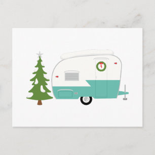 Cartes Pour Fêtes Annuelles Camper de Noël