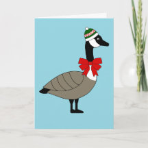 Canadian Goose Christmas Card