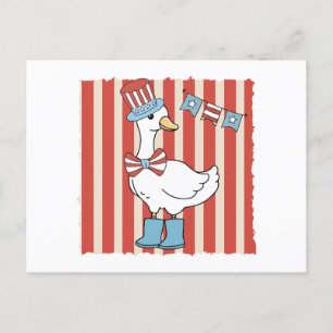 Cartes Pour Fêtes Annuelles canard vintage
