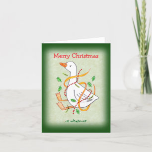 Cartes Pour Fêtes Annuelles Canards Enragés Fâchés Drôles Oies Idiotes Personn