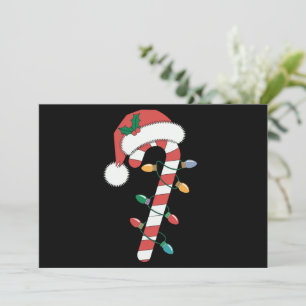 Cartes Pour Fêtes Annuelles Candy Cane Noël Santa Xmas Enfants