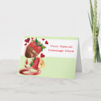 Cartes Pour Fêtes Annuelles Candy Dipped Strawberries