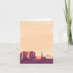 Cartes Pour Fêtes Annuelles Canyons du désert