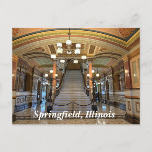 Cartes Pour Fêtes Annuelles Capitole de l'État de l'Illinois à Springfield