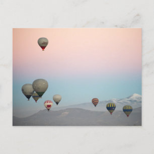 Cartes Pour Fêtes Annuelles Cappadoce. Vol de ballon