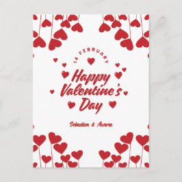 Cartes Pour Fêtes Annuelles "Captured by Your Love" – Elegant Modern Valentine