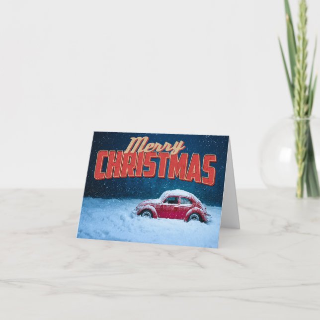 Cartes Pour Fêtes Annuelles Car Christmas (Devant)