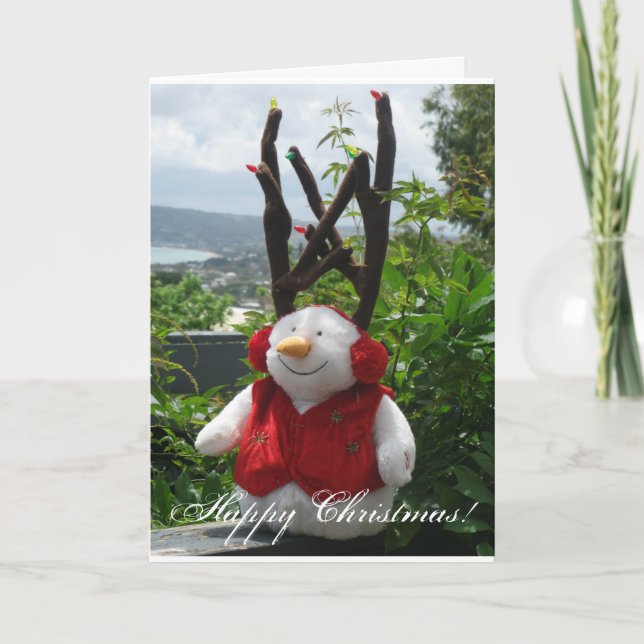 Cartes Pour Fêtes Annuelles Caractère de Noël (Devant)