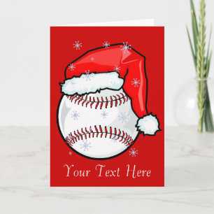 Cartes Pour Fêtes Annuelles Card - Baseball Christmas