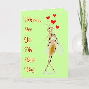 Cartes Pour Fêtes Annuelles Card Love Bug Valentine