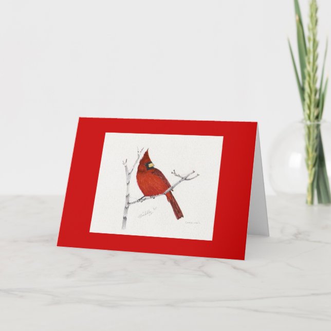 Cartes Pour Fêtes Annuelles cardinal (Devant)