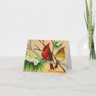Cartes Pour Fêtes Annuelles Cardinal Christmas card