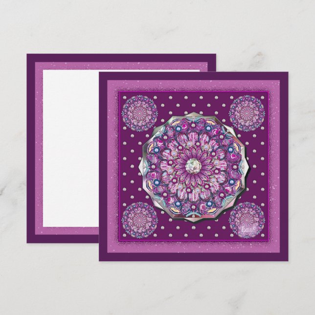 Cartes Pour Fêtes Annuelles Cardinal Red Rosace (Devant / Derrière)