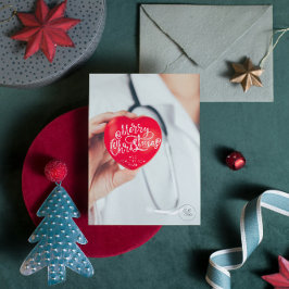 Cartes Pour Fêtes Annuelles Cardiologie Docteur Médicale en santé Nouvel An No