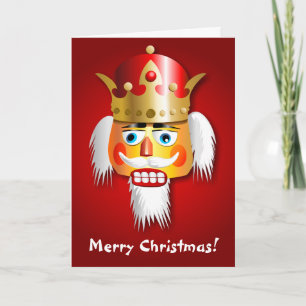 Cartes Pour Fêtes Annuelles Caricature du roi des noix de Noël